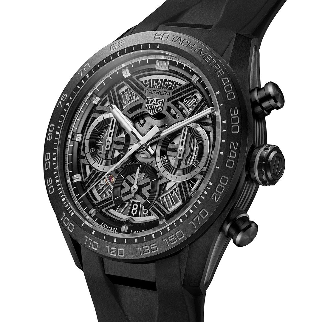 TAG Heuer Carrera Chronograph Extreme Sport ref. CBU2080.FT6272 (black) side