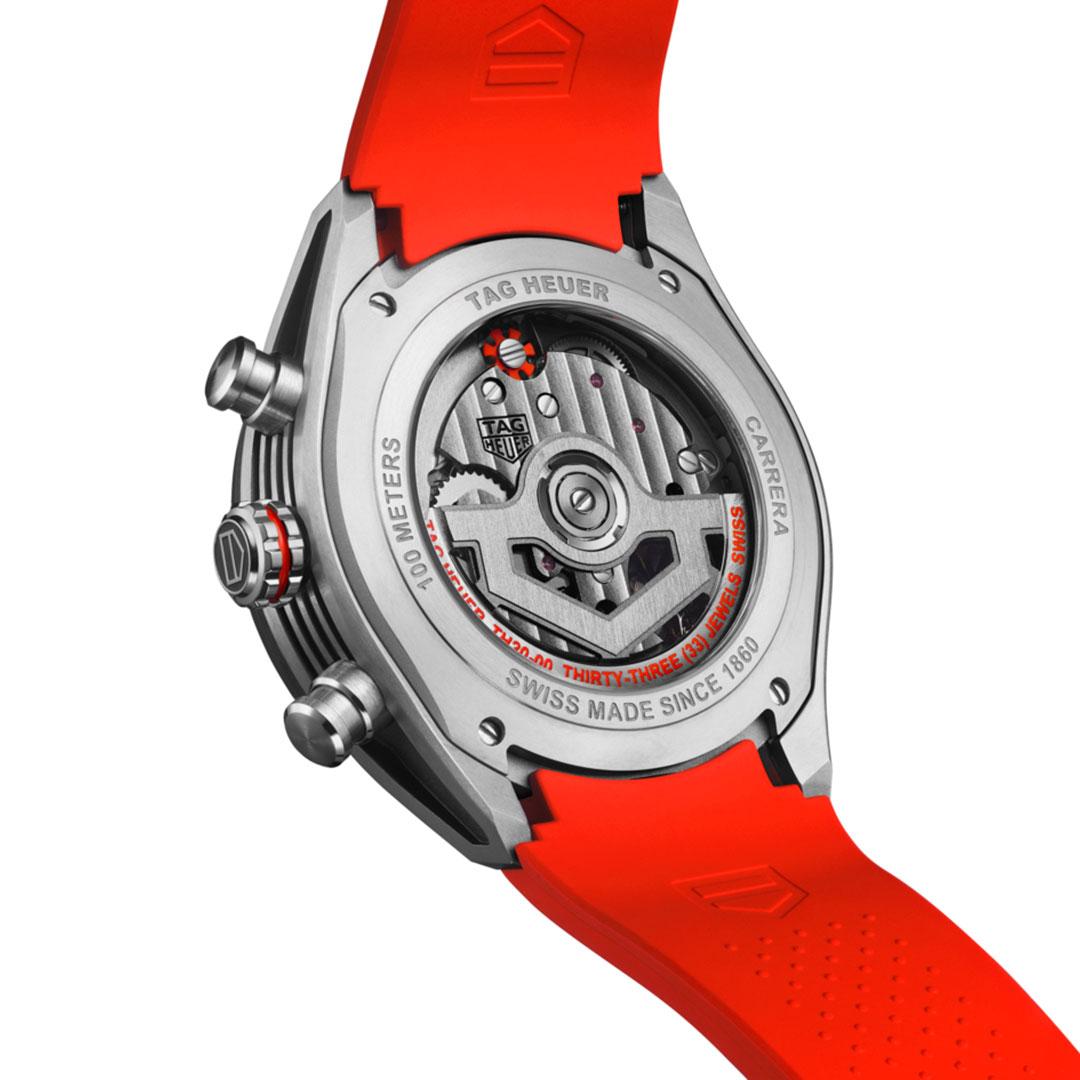 TAG Heuer Carrera Chronograph Extreme Sport ref. CBU2082.FT6275 (red) back