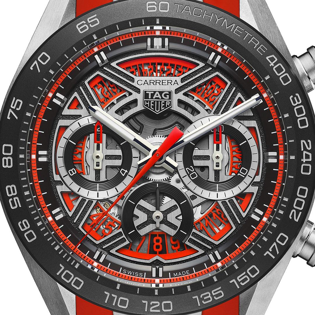 TAG Heuer Carrera Chronograph Extreme Sport ref. CBU2082.FT6275 (red) dial