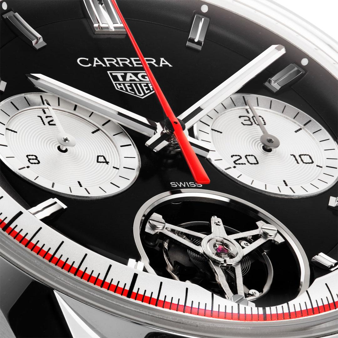 TAG Heuer Carrera Tourbillon Centenary Edition ref. CBS5016.FC6566 dial