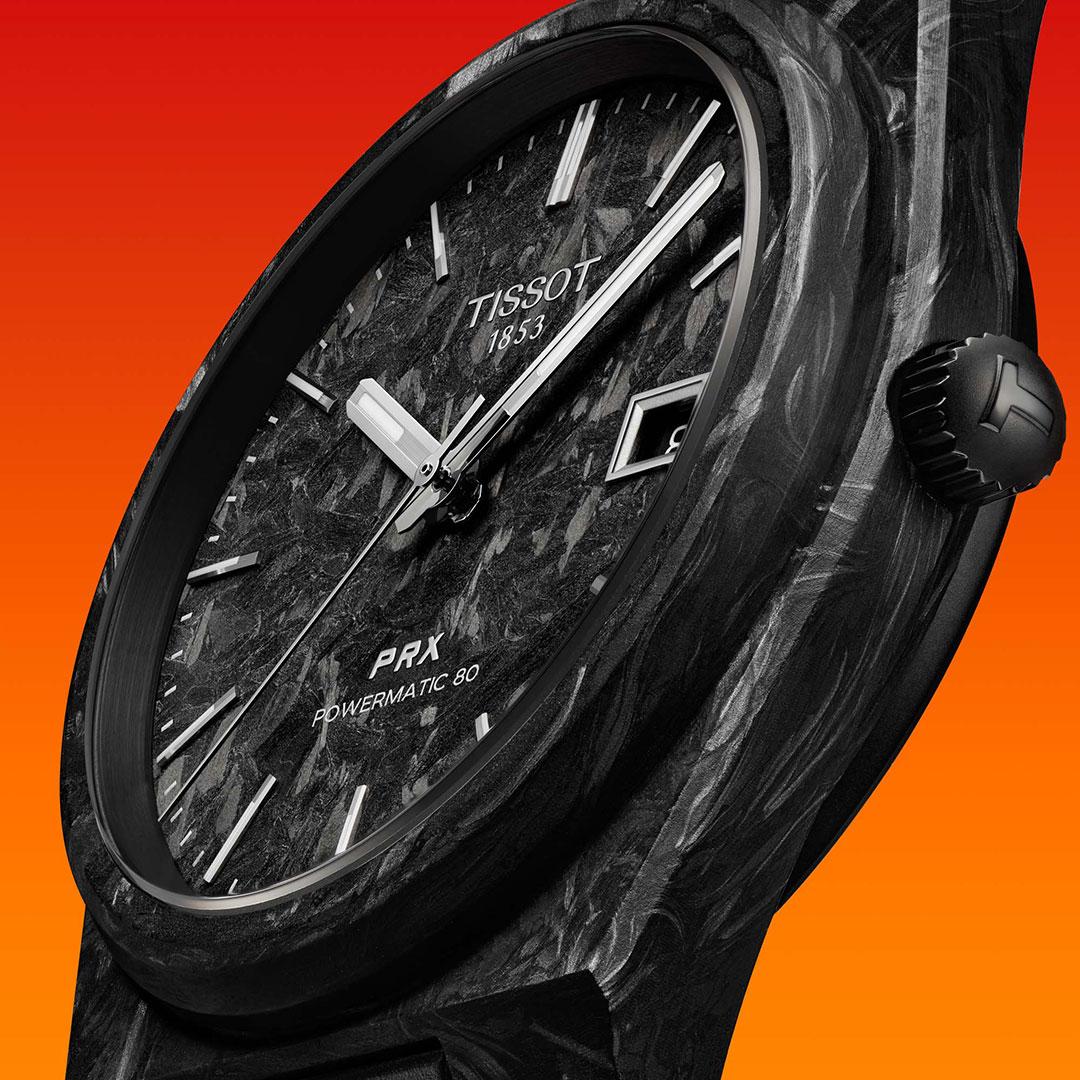 Tissot PRX Powermatic 80 Forged Carbon ref. T137.907.97.201.00 band