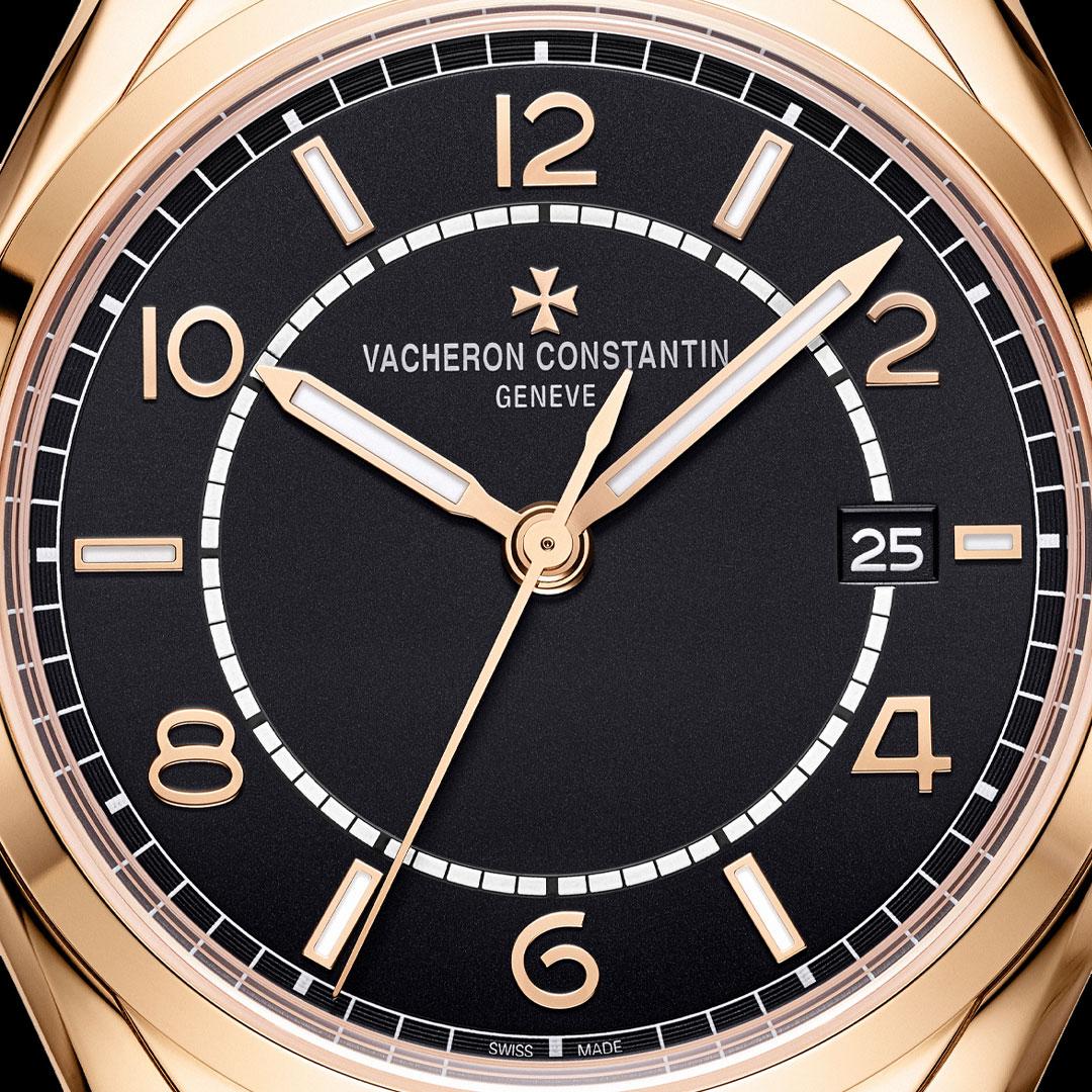 Vacheron Constantin Fiftysix Self-winding Pink Gold / Black Dial ref. 4600E/000R-H101 dial