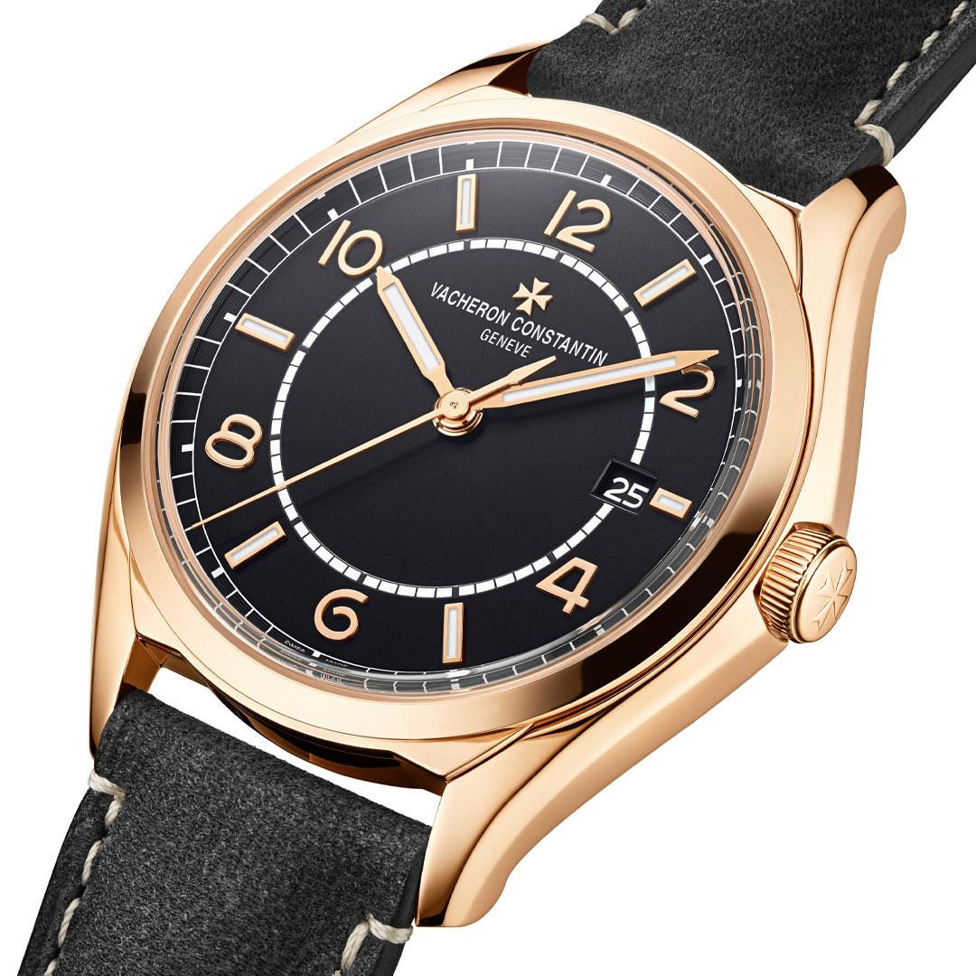 Vacheron Constantin Fiftysix Self-winding Pink Gold / Black Dial ref. 4600E/000R-H101 side