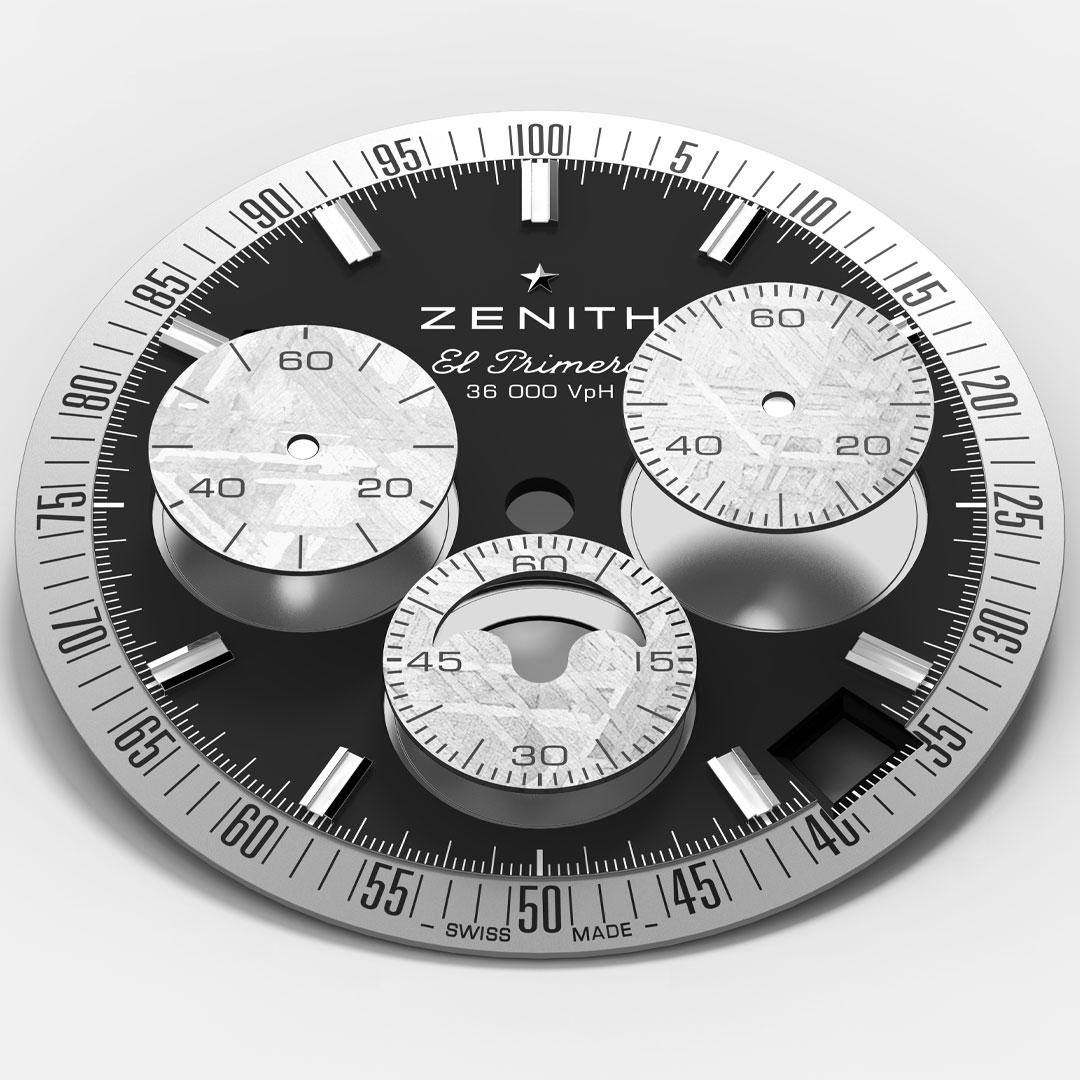 Zenith Chronomaster Original Triple Calendar Limited Edition For Hodinkee ref. 03.3401.3610/21.M3200 meteorite dial