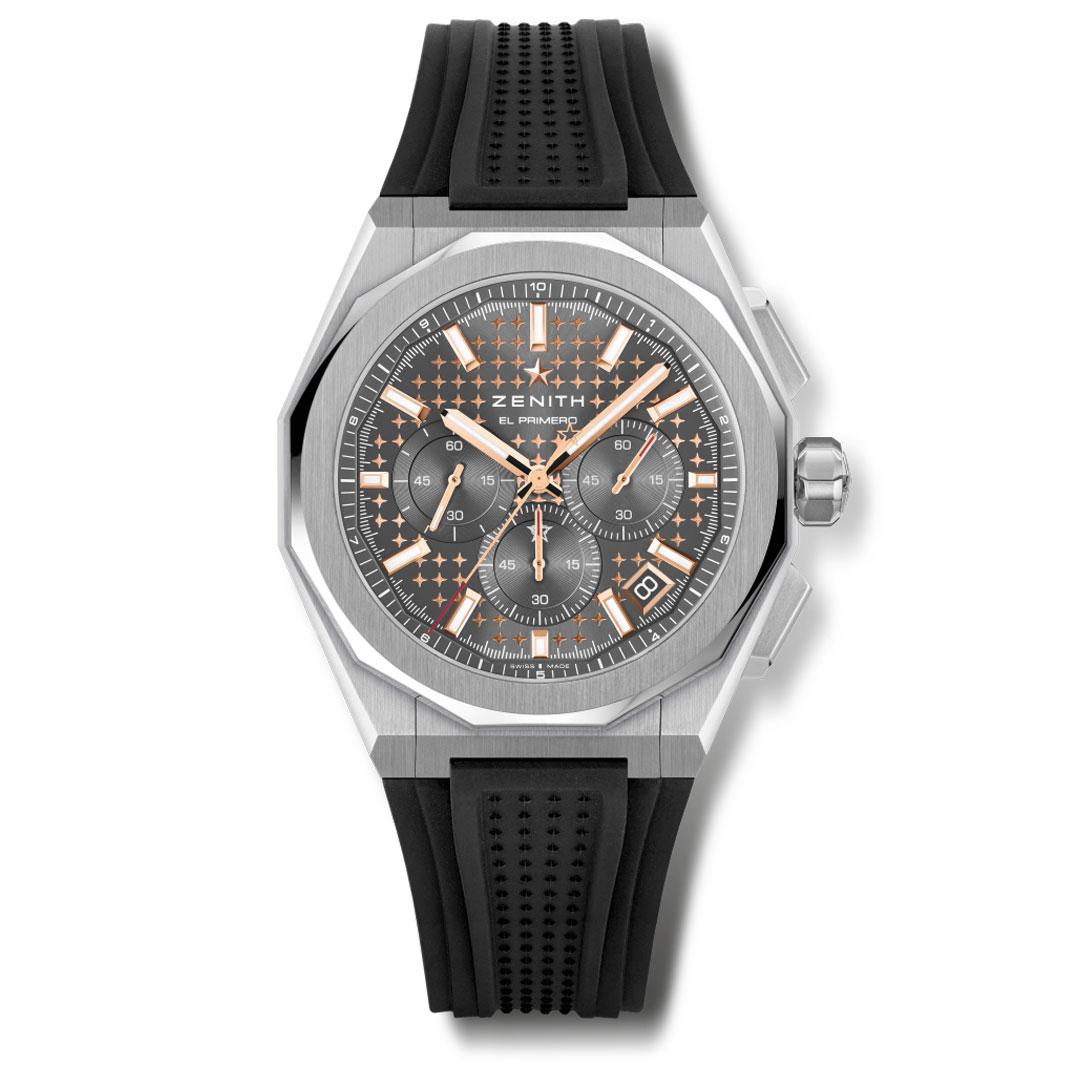 Zenith Defy Skyline Chronograph 42 mm Slate Grey ref. 03.9500.3600/02.I001 rubber strap