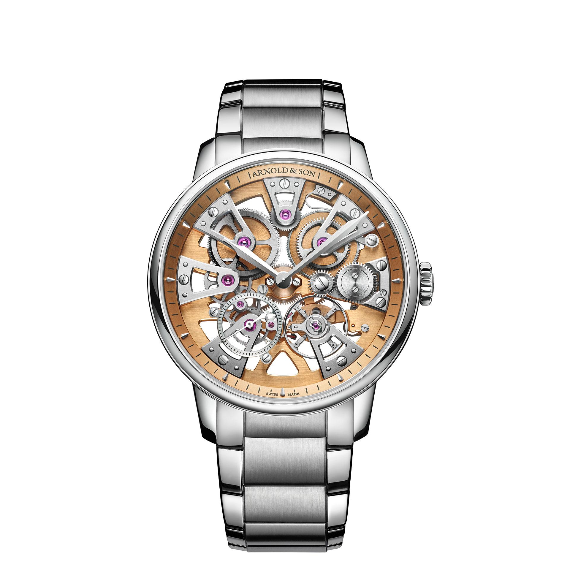 Arnold & Son Ultrathin Tourbillon Skeleton Red Gold – The