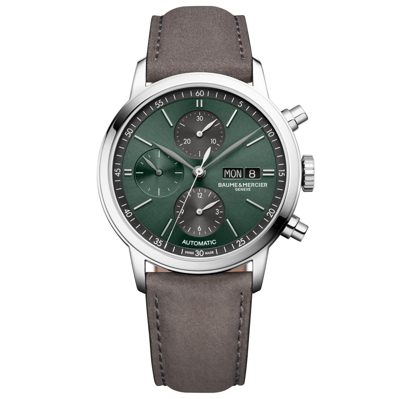 Baume et Mercier Classima Automatic Chronograph 42 mm ref. 10783 green