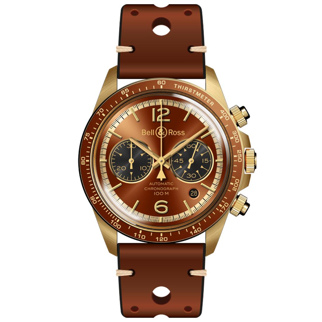 Bell & Ross BR V2-94 Bellytanker Bronze ref. BRV294-EM-BR/SCA (brown)