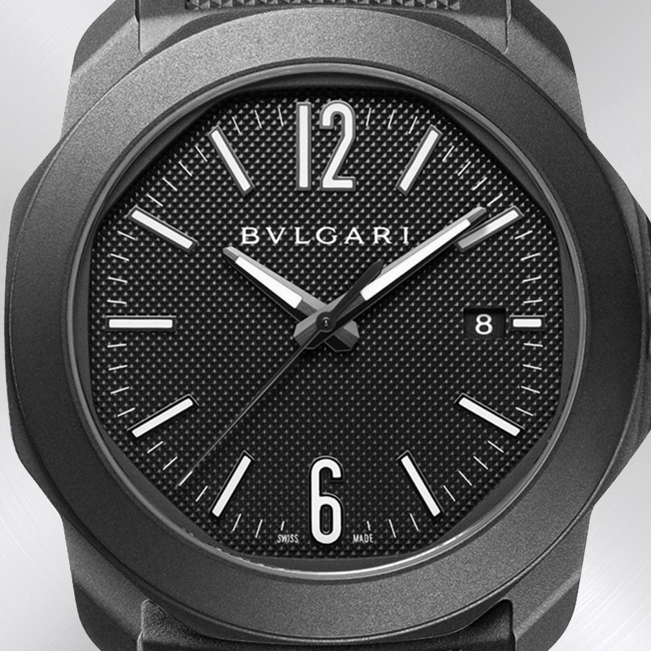 Bvlgari Octo Roma Automatic Black DLC ref. 103927 dial