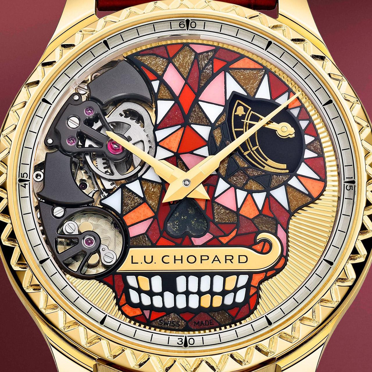 Chopard . A VERY RARE AND MAGNIFICENT 18K WHITE GOLD AND
