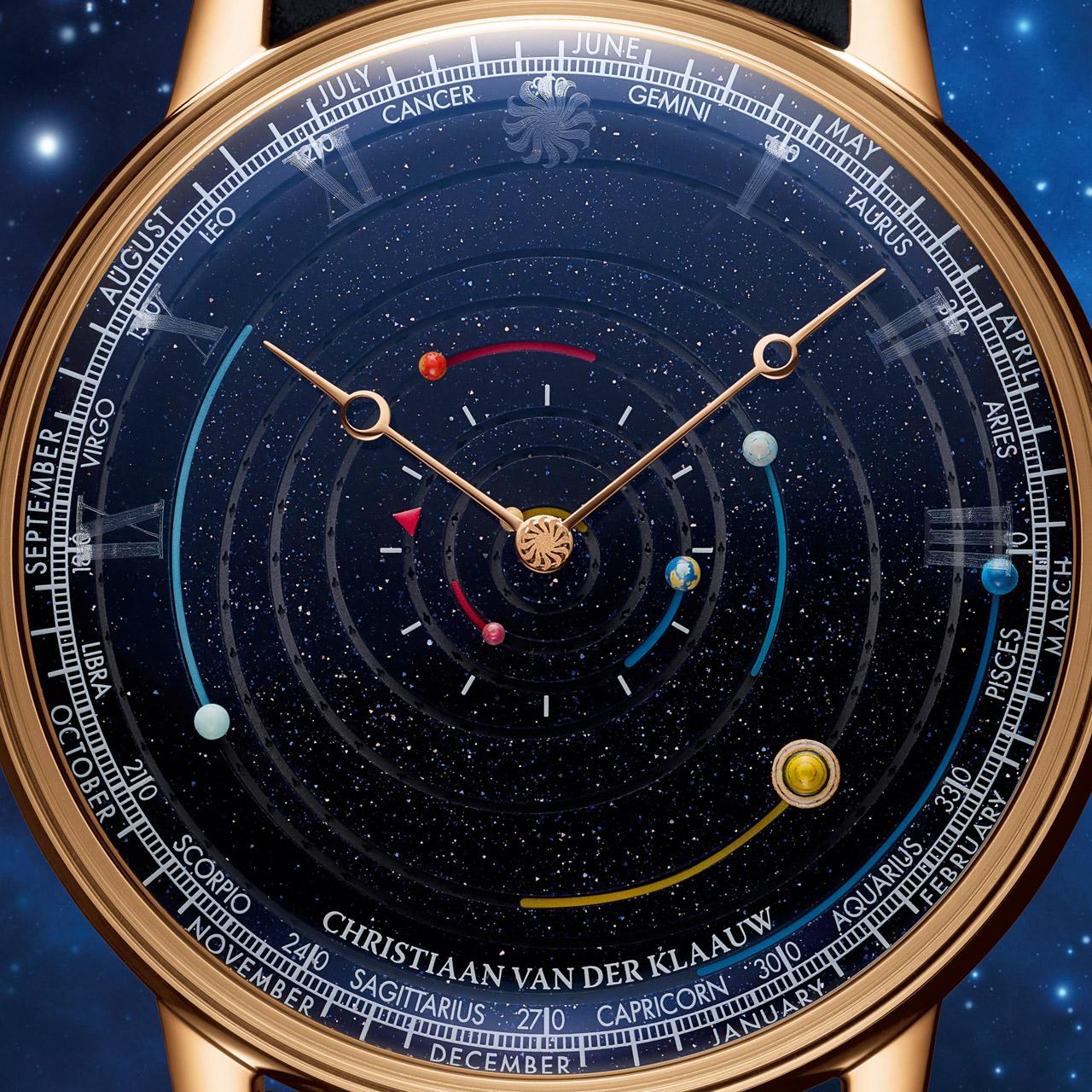 Christiaan van der Klaauw Grand Planetarium Eccentric Manufacture gold dial