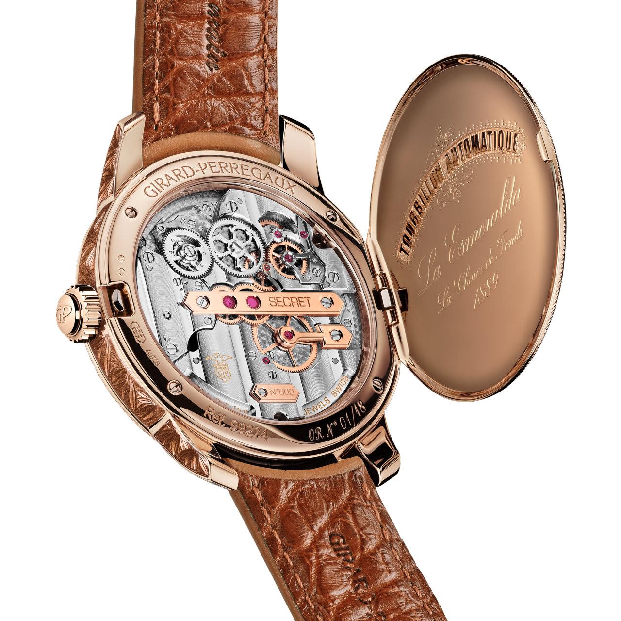 Girard-Perregaux La Esmeralda Tourbillon ref. 99274-52-3423-5CC exhibition back