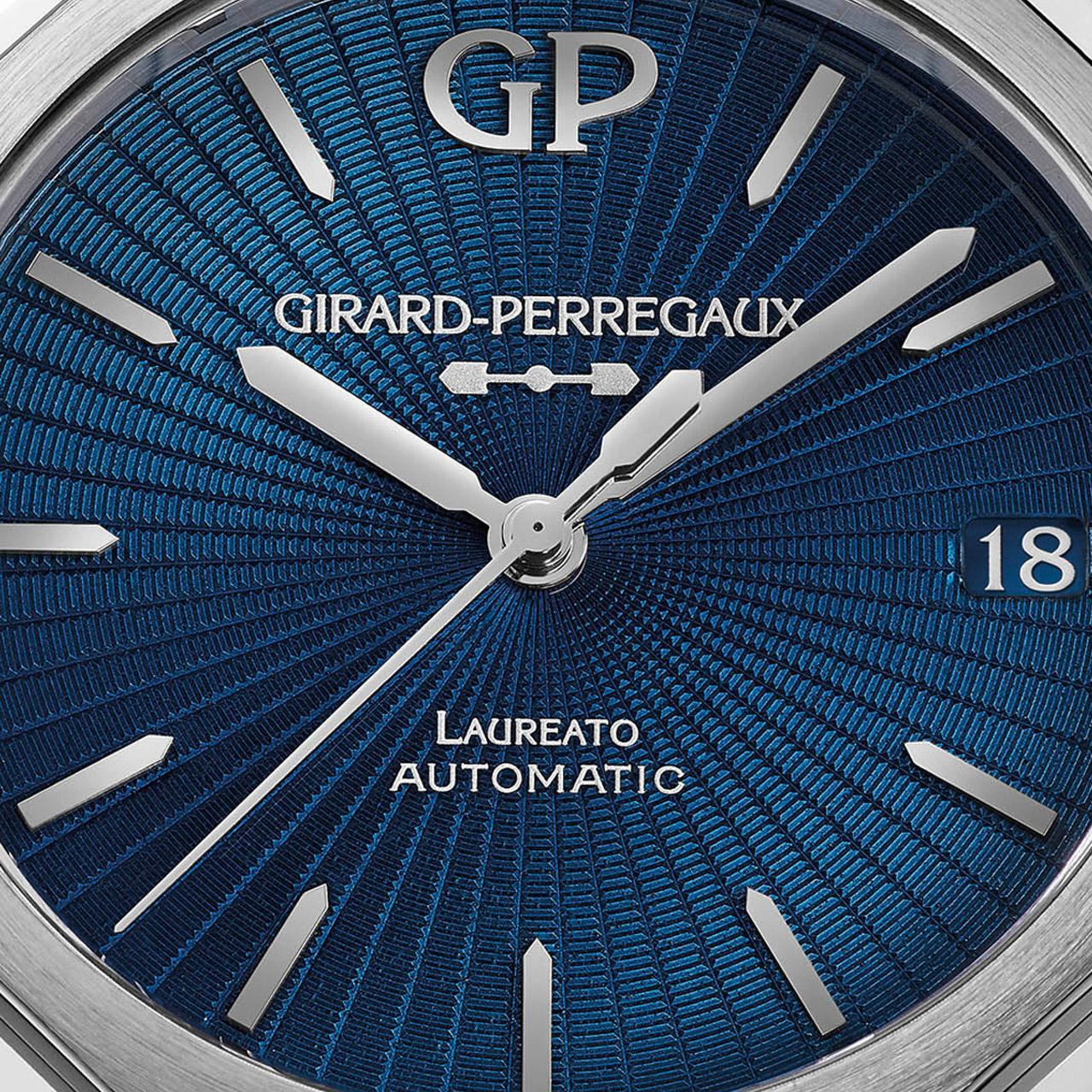 Girard-Perregaux Laureato Aiiro Japan Limited Edition ref. 81010-11-3310-1GM dial