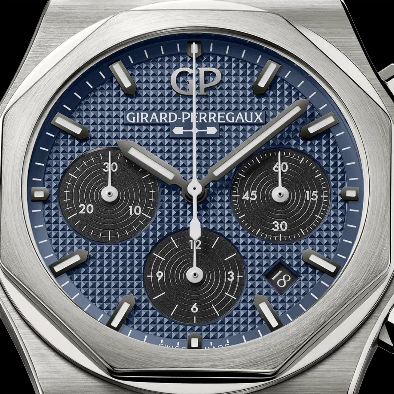 Girard-Perregaux Laureato Chronograph Aiiro Japan Limited Edition ref. 81020-21-3311-1GM dial