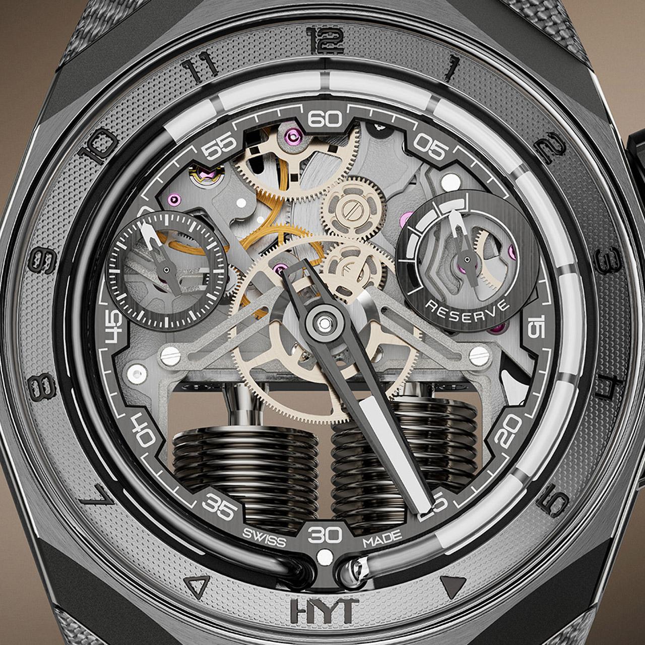 HYT S1 Titanium Japan Limited Edition ref. H03300-A dial