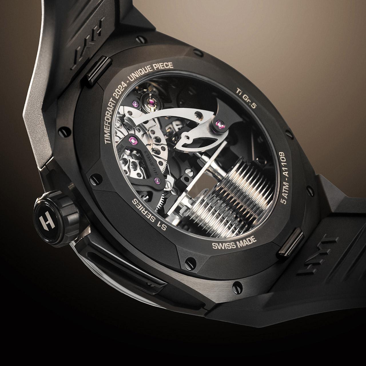 HYT S1 Titanium TimeForArt 2024 ref. H03347-A back