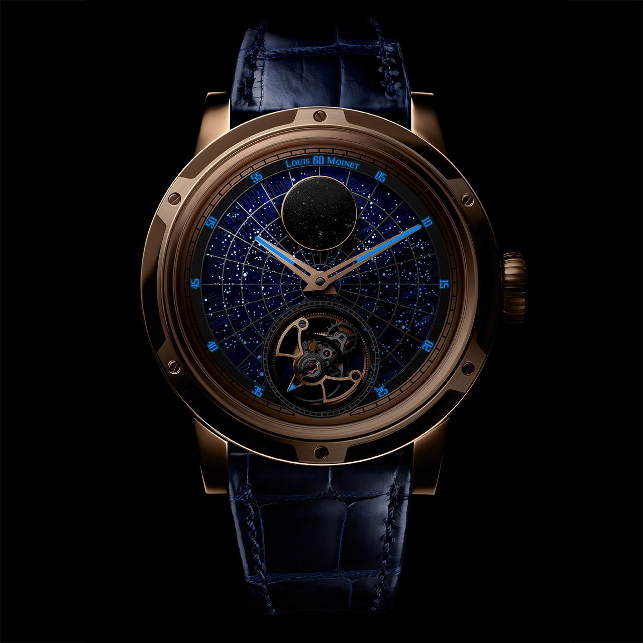 Louis Moinet Starman ref. LM-139.50.25 red gold dark