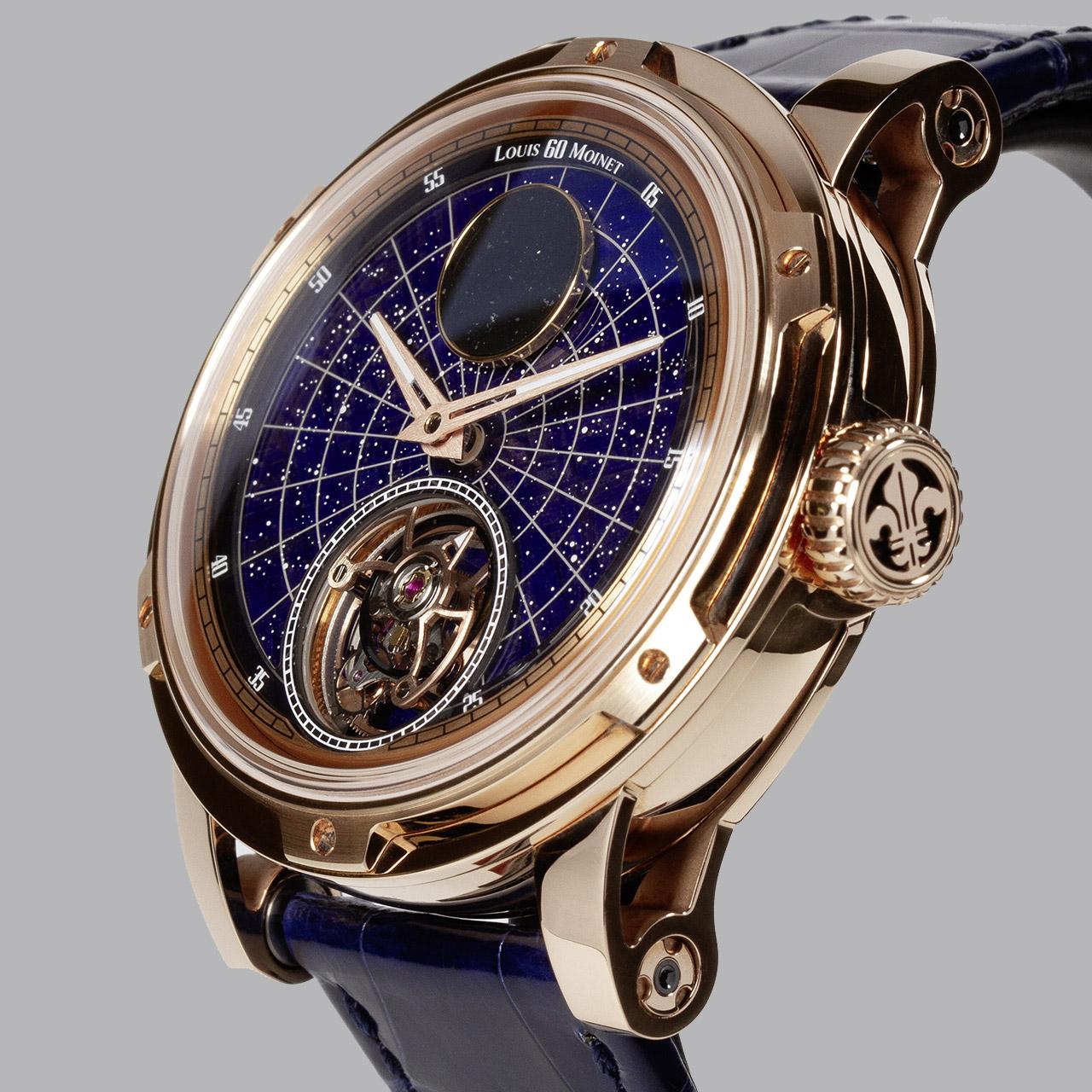 Louis Moinet Starman ref. LM-139.50.25 red gold side