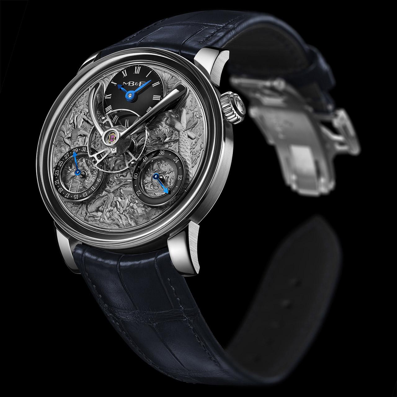 MB&F LM Split Escapement Eddy Jaquet front