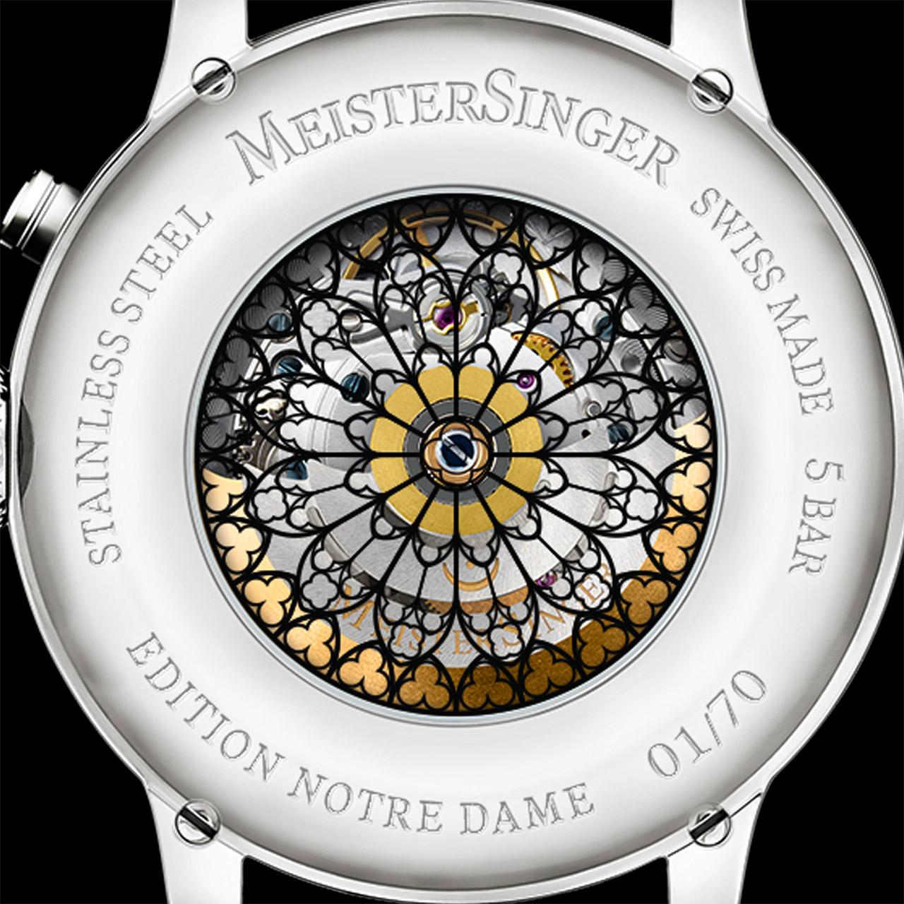 Meistersinger Edition Notre Dame ref. ED-BHO-NOTRE DAME back