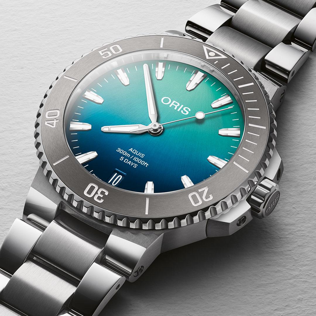 Oris Aquis Date Great Barrier Reef Limited Edition IV ref. 01 400 7790 4185-Set top