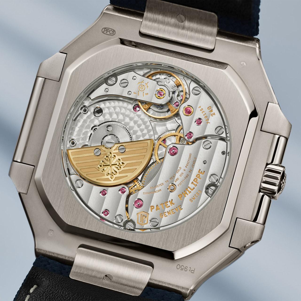 Patek Philippe Cubitus Instantaneous Grand Date, Day and Moon Phases Ref. 5822P-001 back