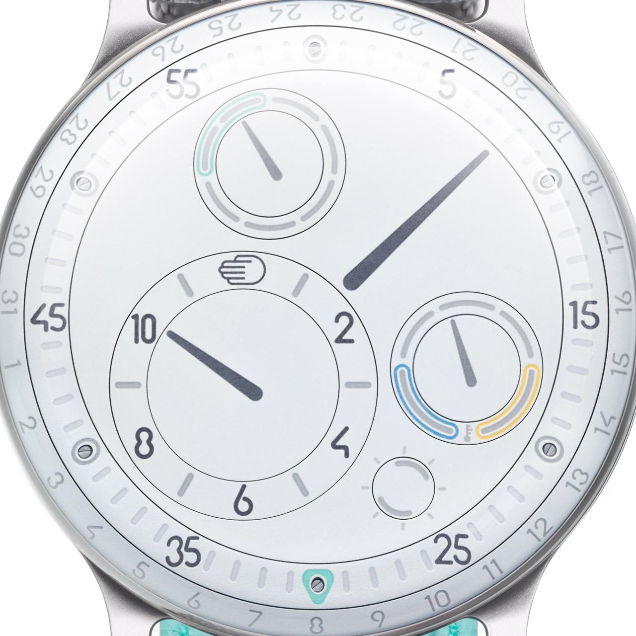 Ressence Type 3.6 W - white dial