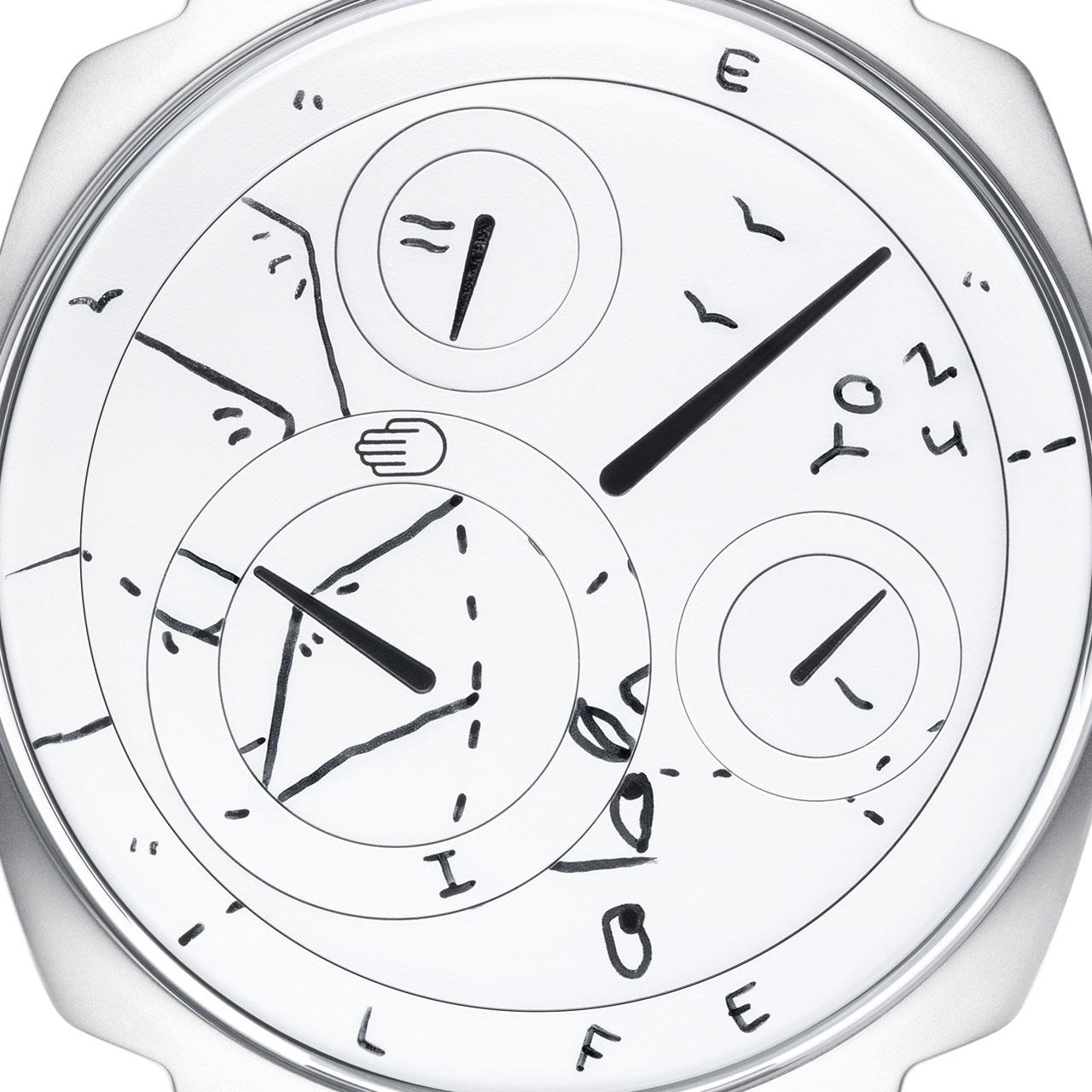 Ressence Type 1 2 SHA Shantell Martin dial chaos