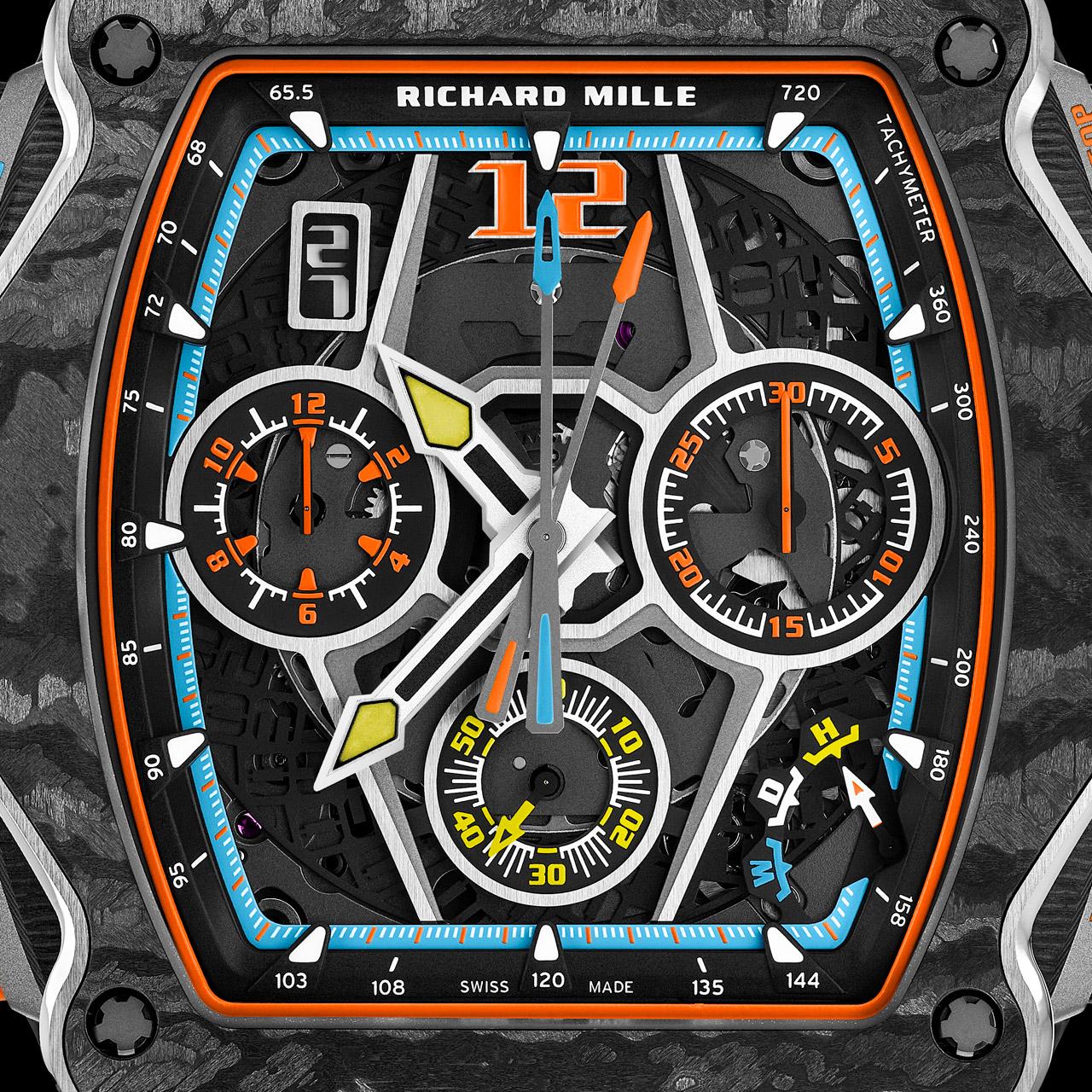 Richard Mille RM 65-01 Automatic Split-Seconds Chronograph McLaren W1 dial