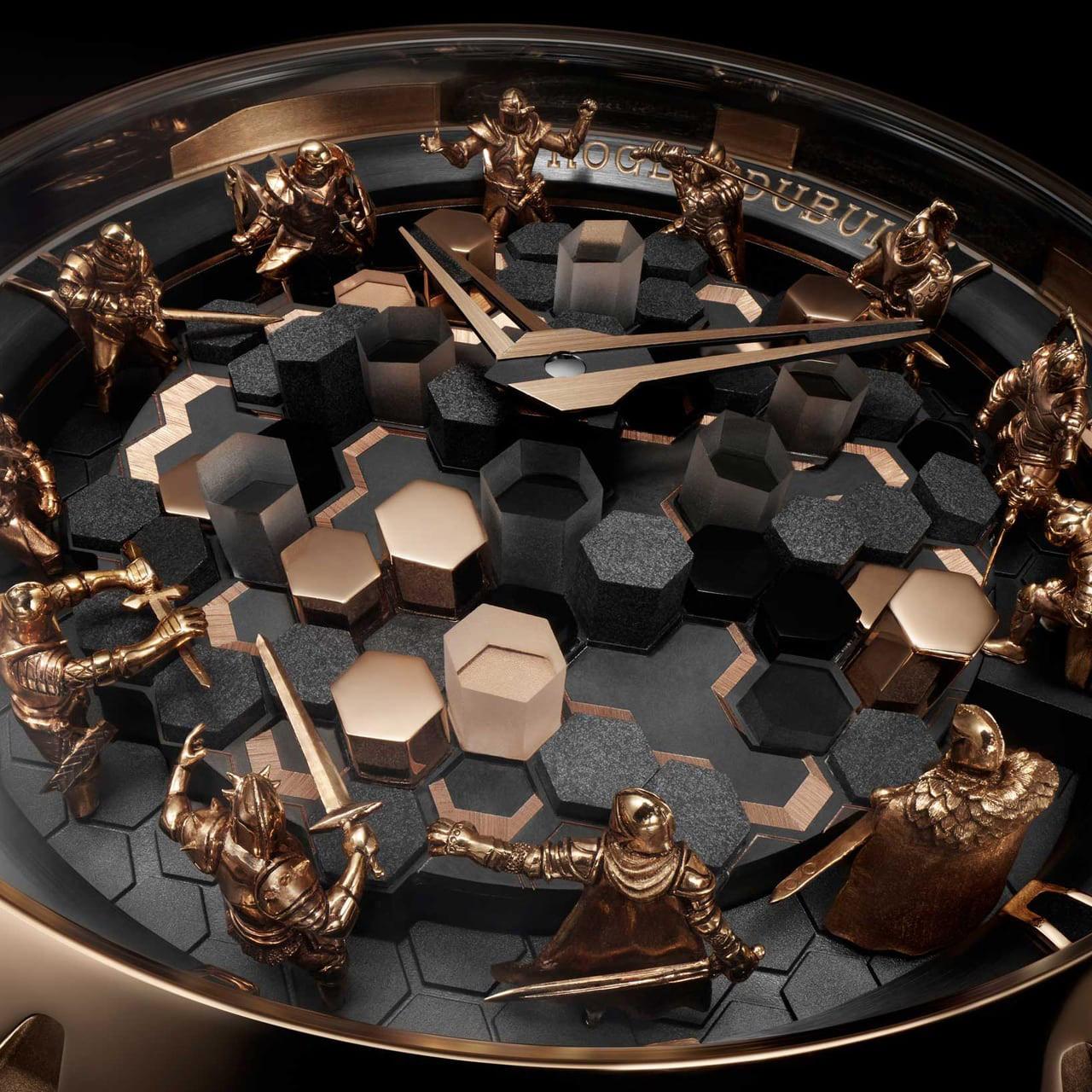 Roger Dubuis Knights of the Round Table - The Omniscient Merlin ref. DBEX1094 dial side