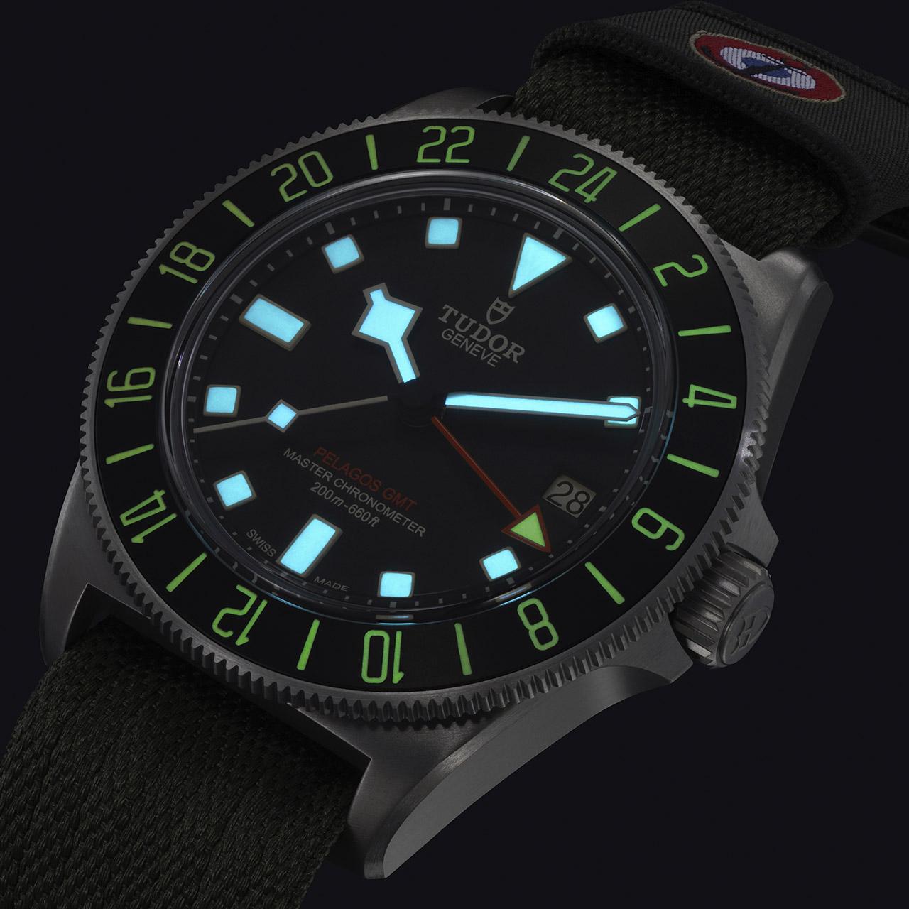 Tudor Pelagos FXD GMT Zulu Time ref. M2542G247NU-0002 side dark