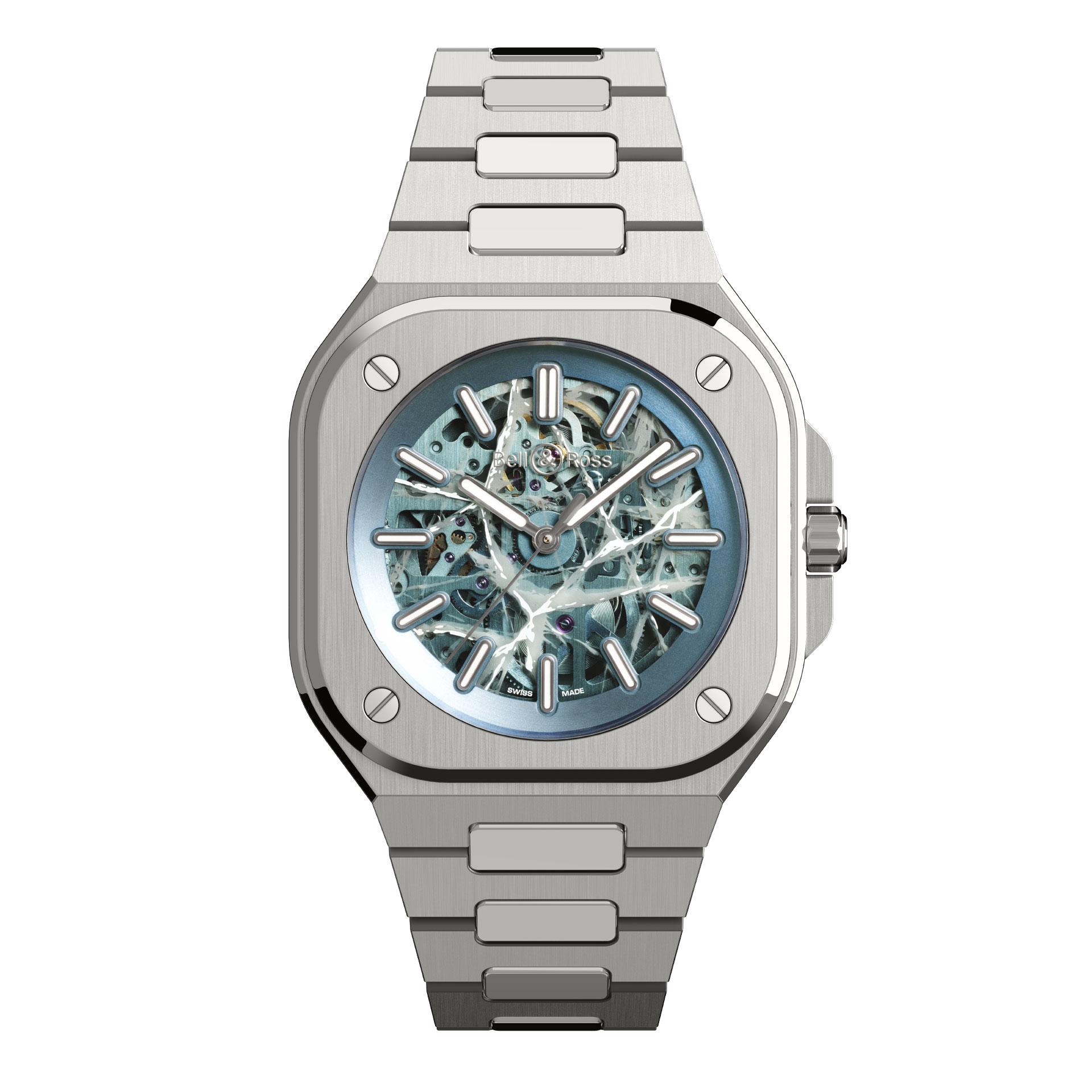 時計 Bell & Ross BR05 Bell & Ross BR 05 GMT Sky Blue - Exquisite Timepieces