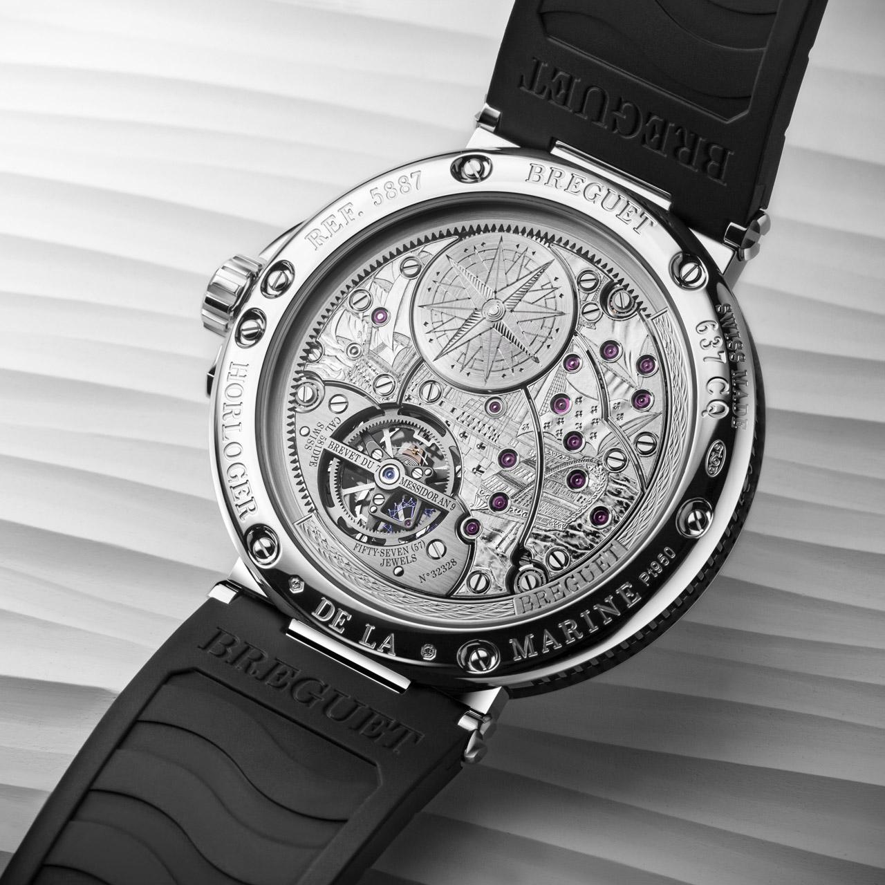 Breguet Marine Tourbillon Equation Marchante 5887 Black ref. 5887PT/92/5WV back zoom out