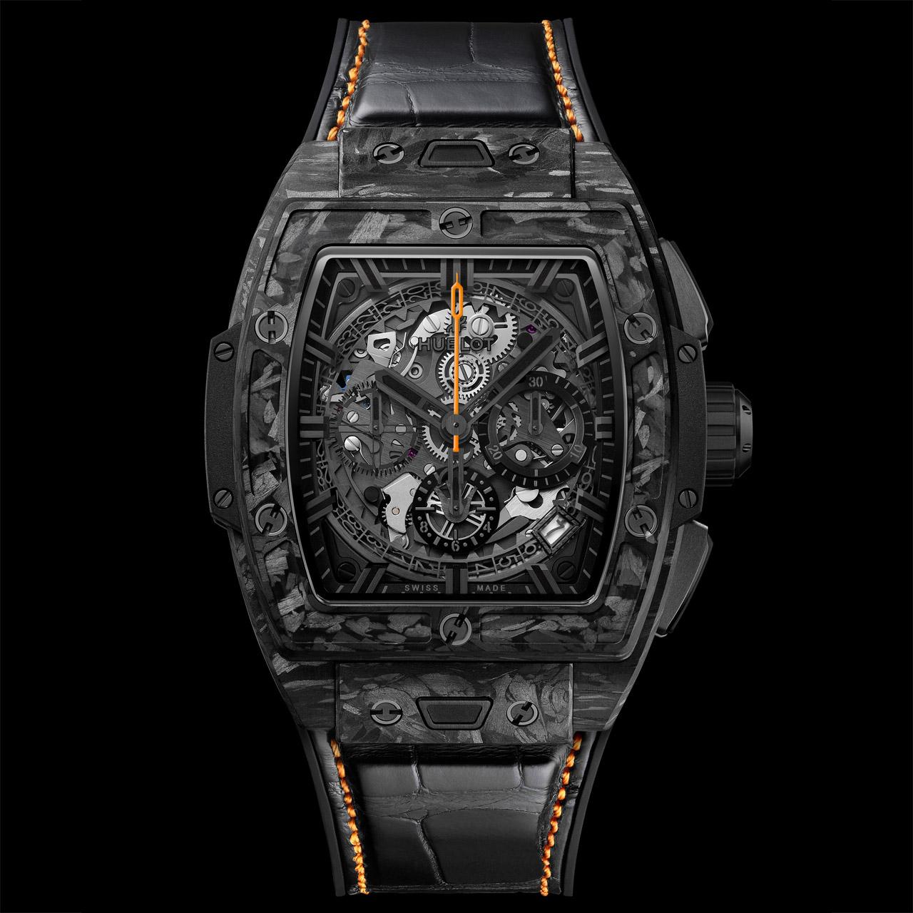 Hublot Spirit of Big Bang Veuve Clicquot Polo Classic ref. 642.QK.0110.LR.VCP24 black strap