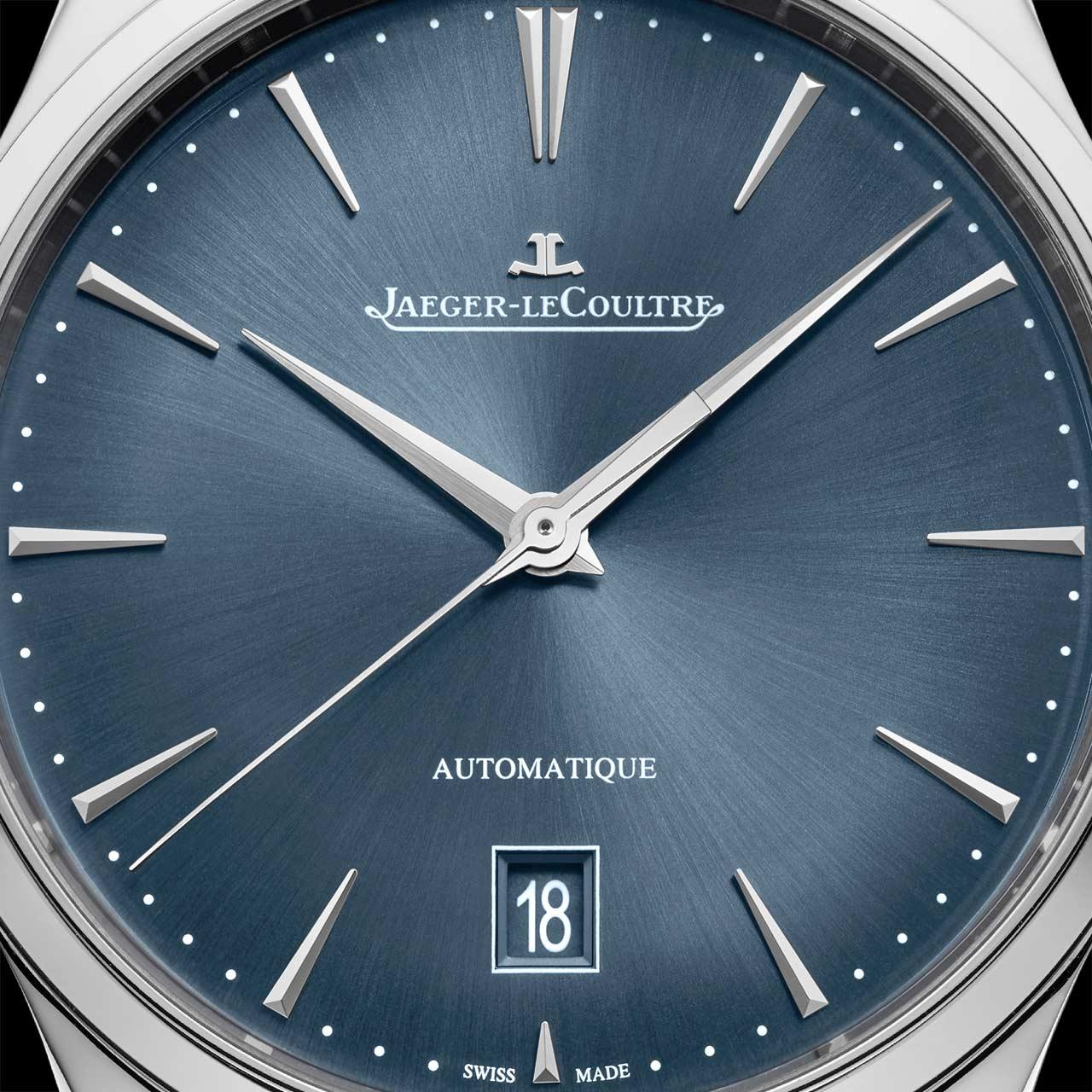 Jaeger-LeCoultre Master Ultra Thin Date Blue-Grey ref. Q1238480 dial