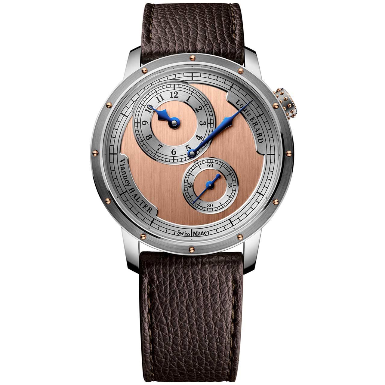 Louis Erard Le Régulateur x Vianney Halter II ref. 85246AA03.BVA172 rhodium-plated