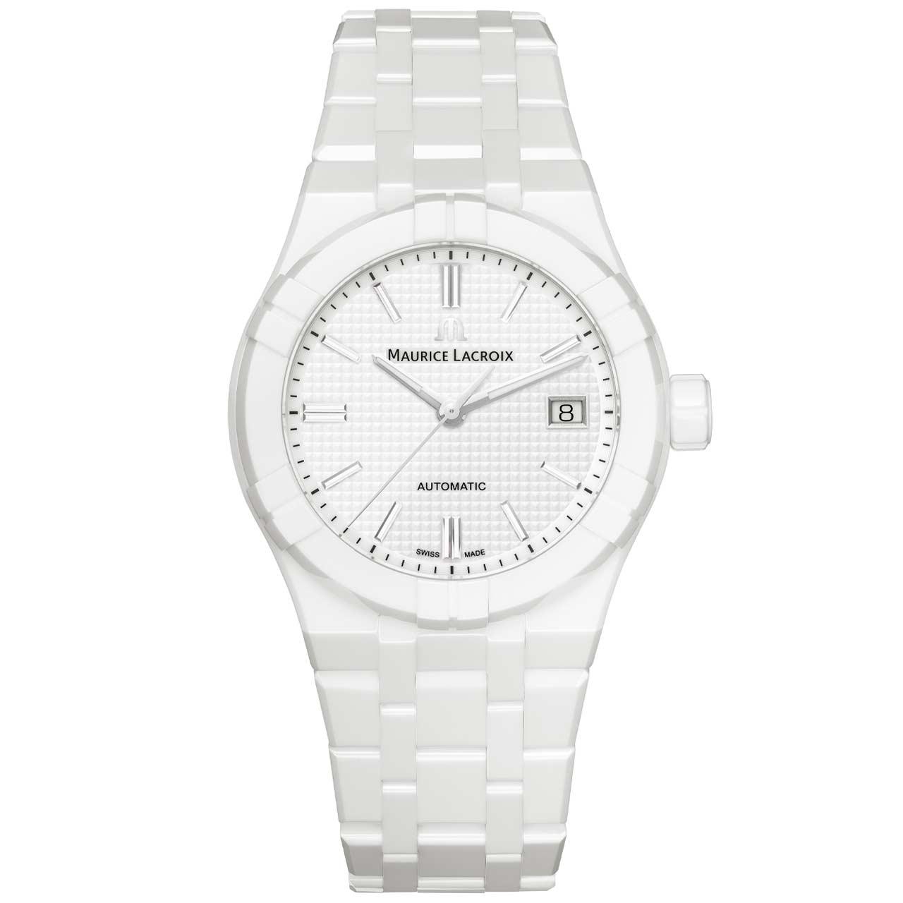 Maurice Lacroix Aikon Automatic Ceramic ref. AI6007-CRM72-130-7 in 39 mm white