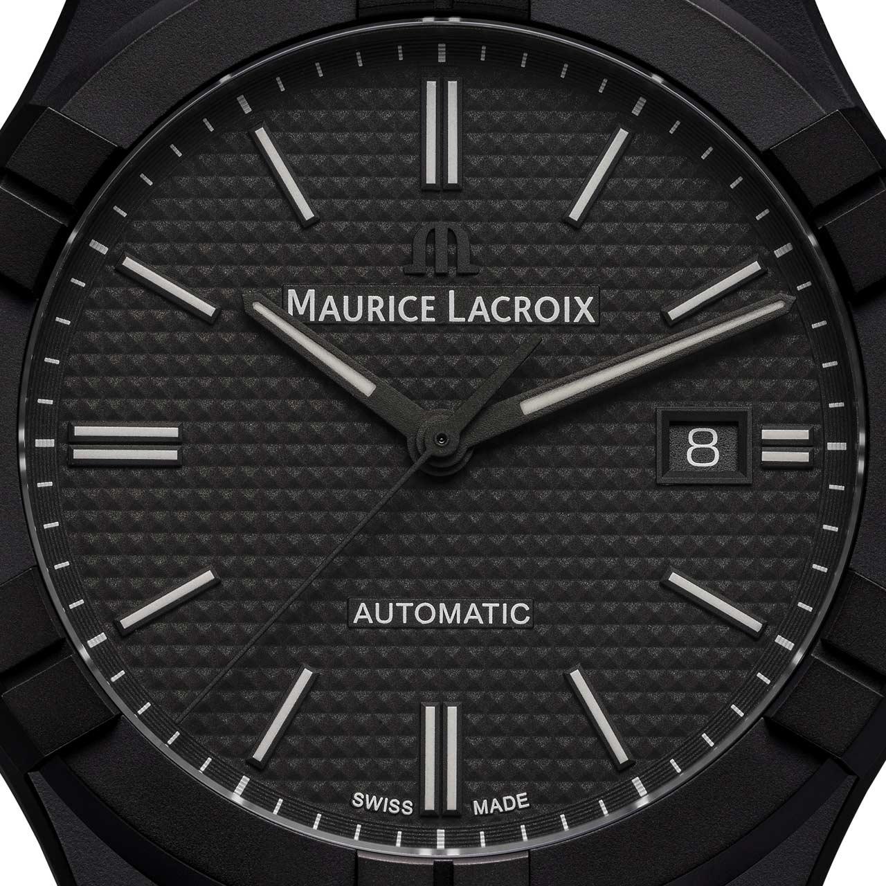 Maurice Lacroix Aikon Automatic Ceramic ref. AI6008-CRM22-330-2 in 42 mm black dial