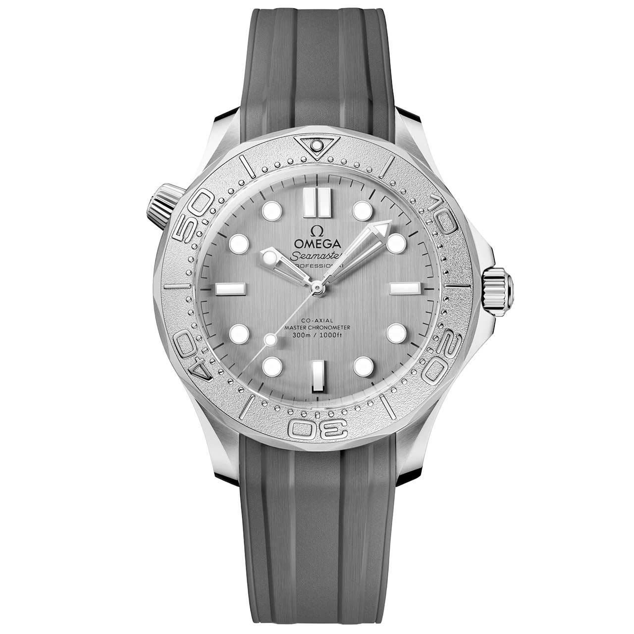 Omega Seamaster Diver 300M Monochrome ref. 210.32.42.20.06.002 (steel/rubber)