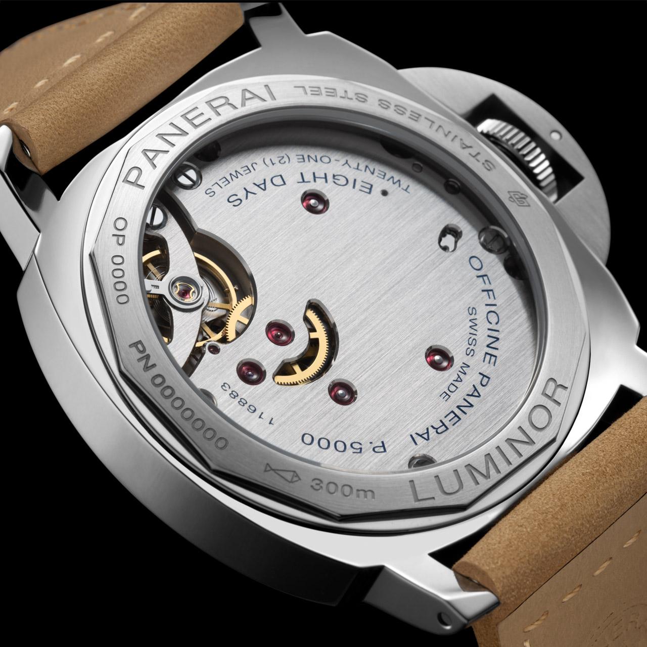 Panerai Luminor Destro Otto Giorni ref. PAM01655 back