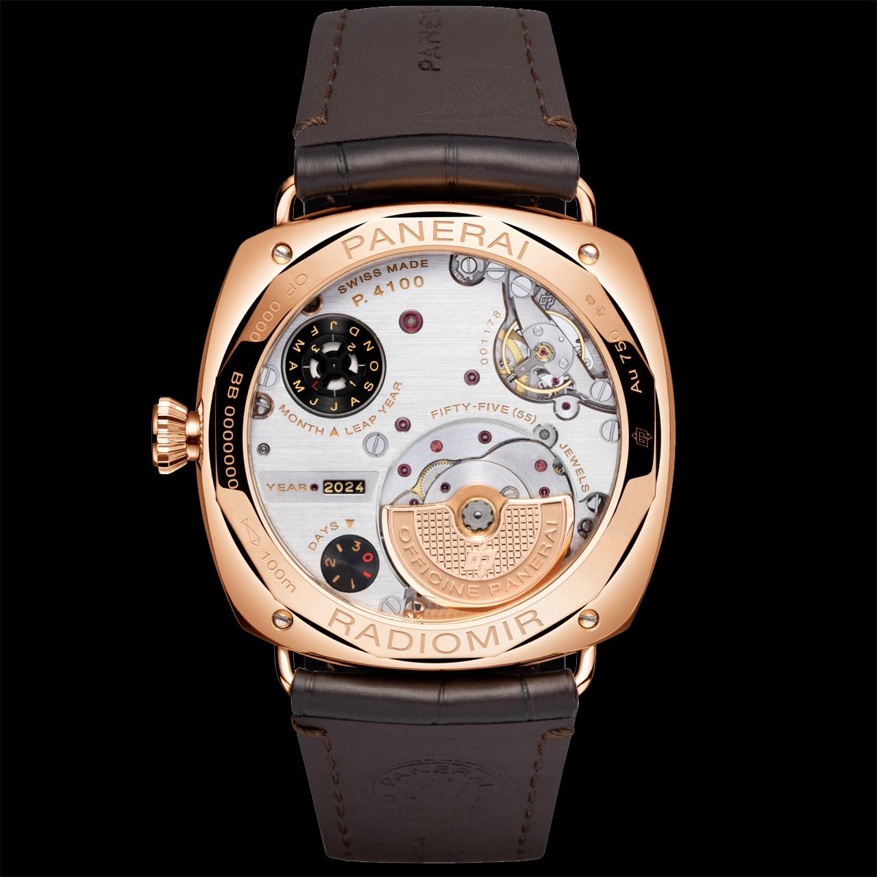 Panerai Radiomir Perpetual Calendar GMT Goldtech ref. PAM01453 back