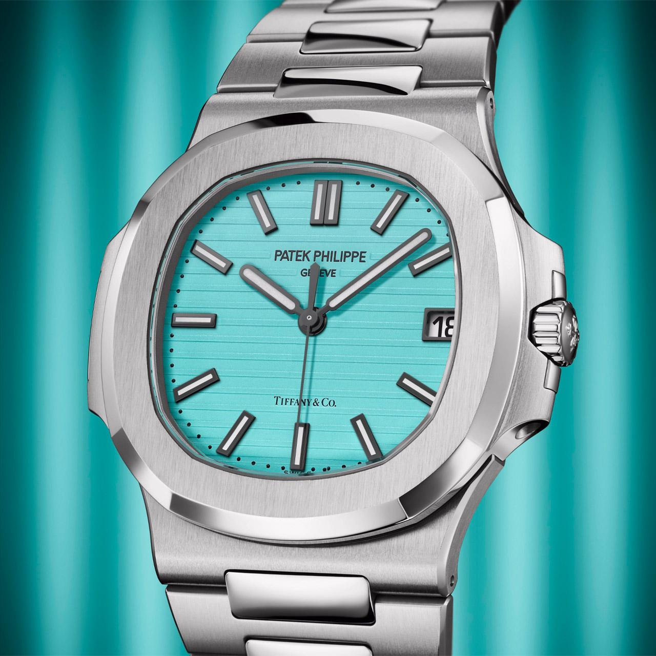 Patek Philippe Nautilus Ref. 5711/1A-018 Tiffany & Co. top