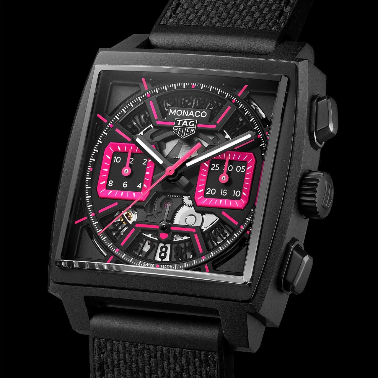 TAG Heuer Monaco Chronograph Las Vegas Edition ref. CBL218B.FT6236 side