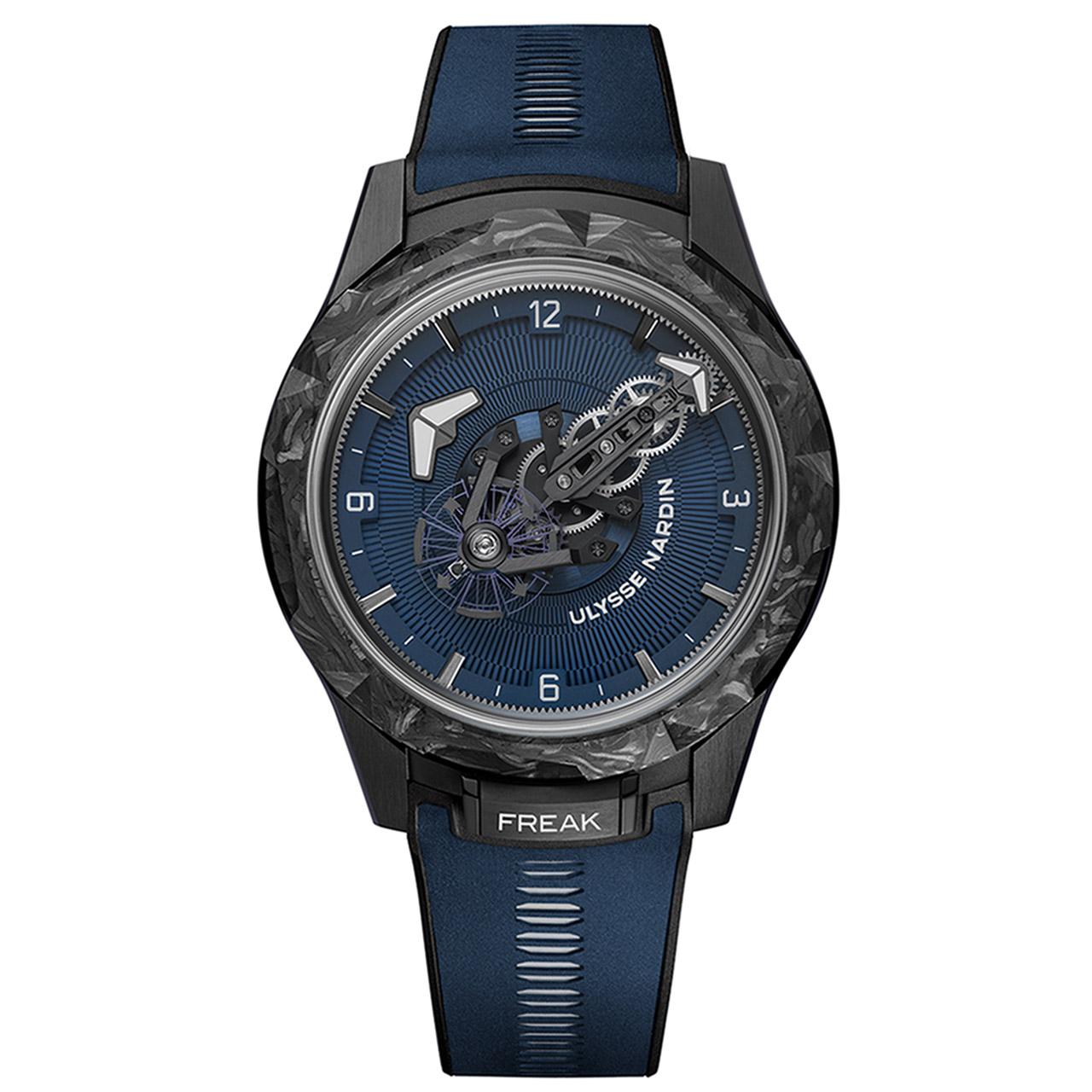 Ulysse Nardin Freak One Navy Blue ref. 2403-500-3A rubber strap 1