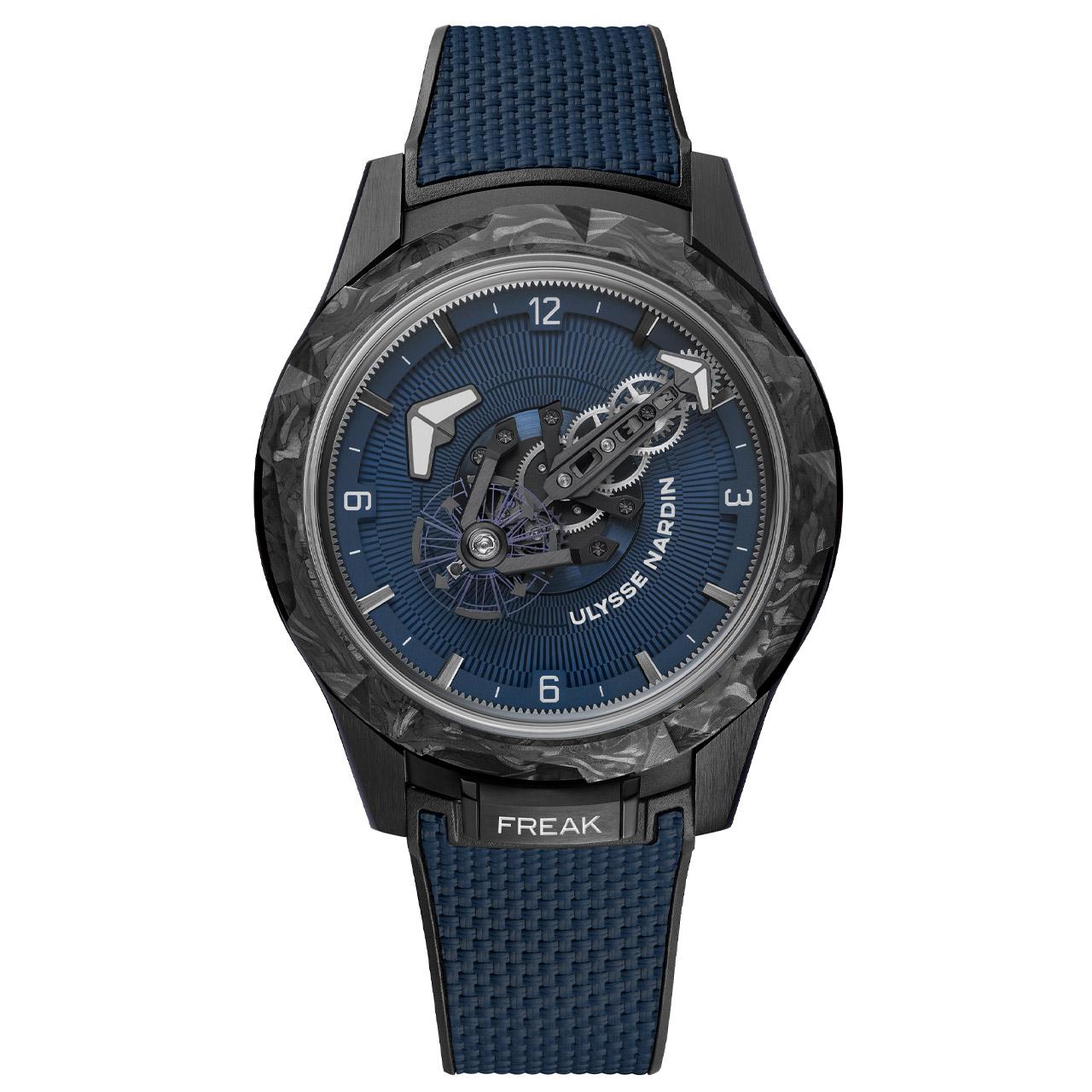 Ulysse Nardin Freak One Navy Blue ref. 2403-500-3A rubber strap 2