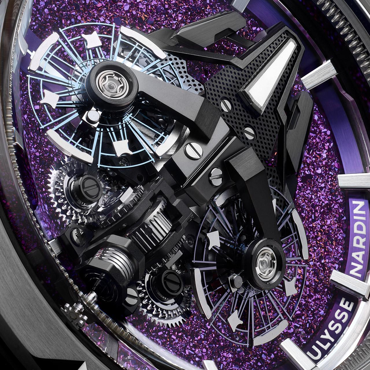 Ulysse Nardin Freak S Watches of Switzerland Centenary Exclusive ref. 2513-500LE-7A-WOS/3A dial detail