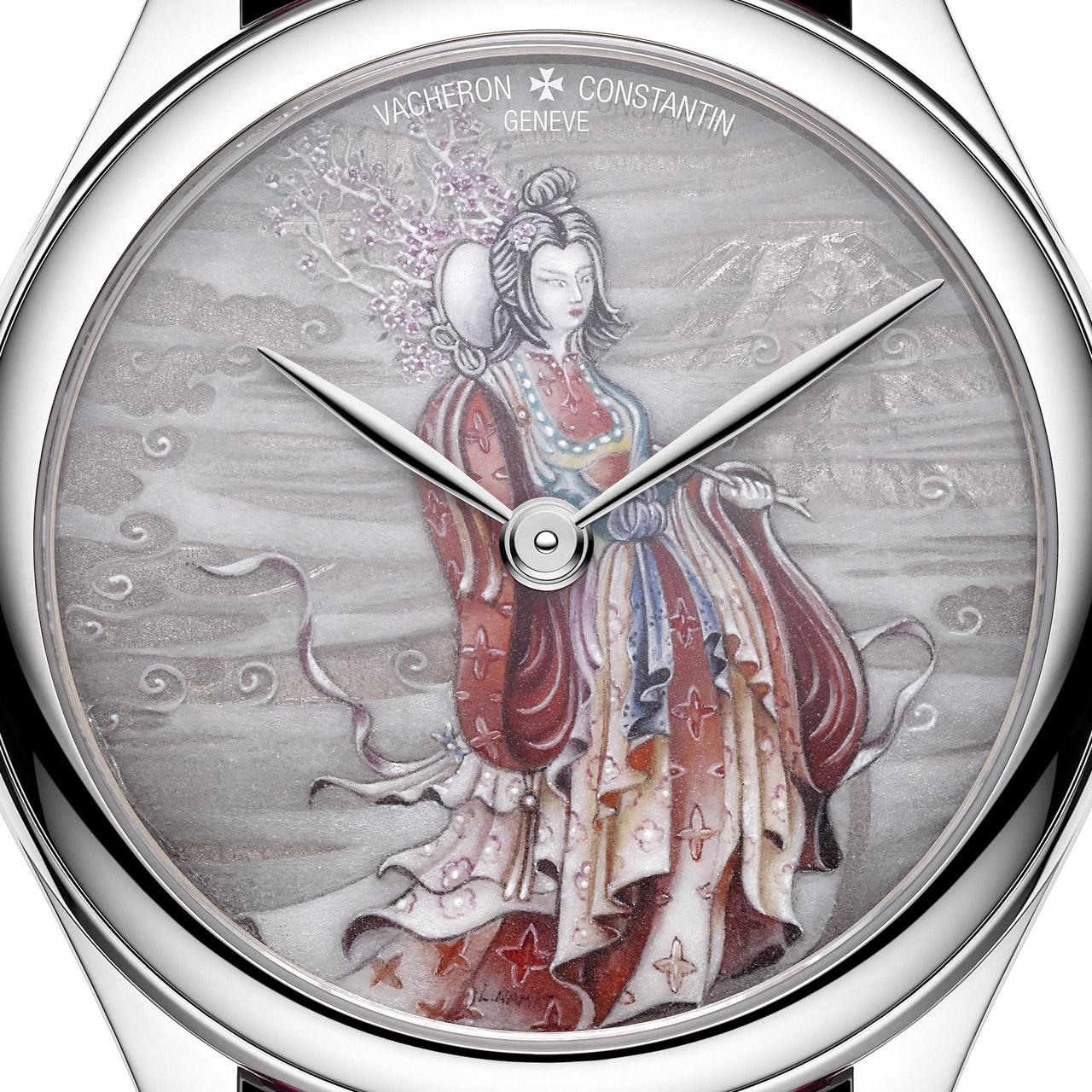 Vacheron Constantin Les Cabinotiers Le Temps Divin Japanese Deities ref. 1420C/000G-162C (36 mm Ode to Konohanasakuya-hime) dial