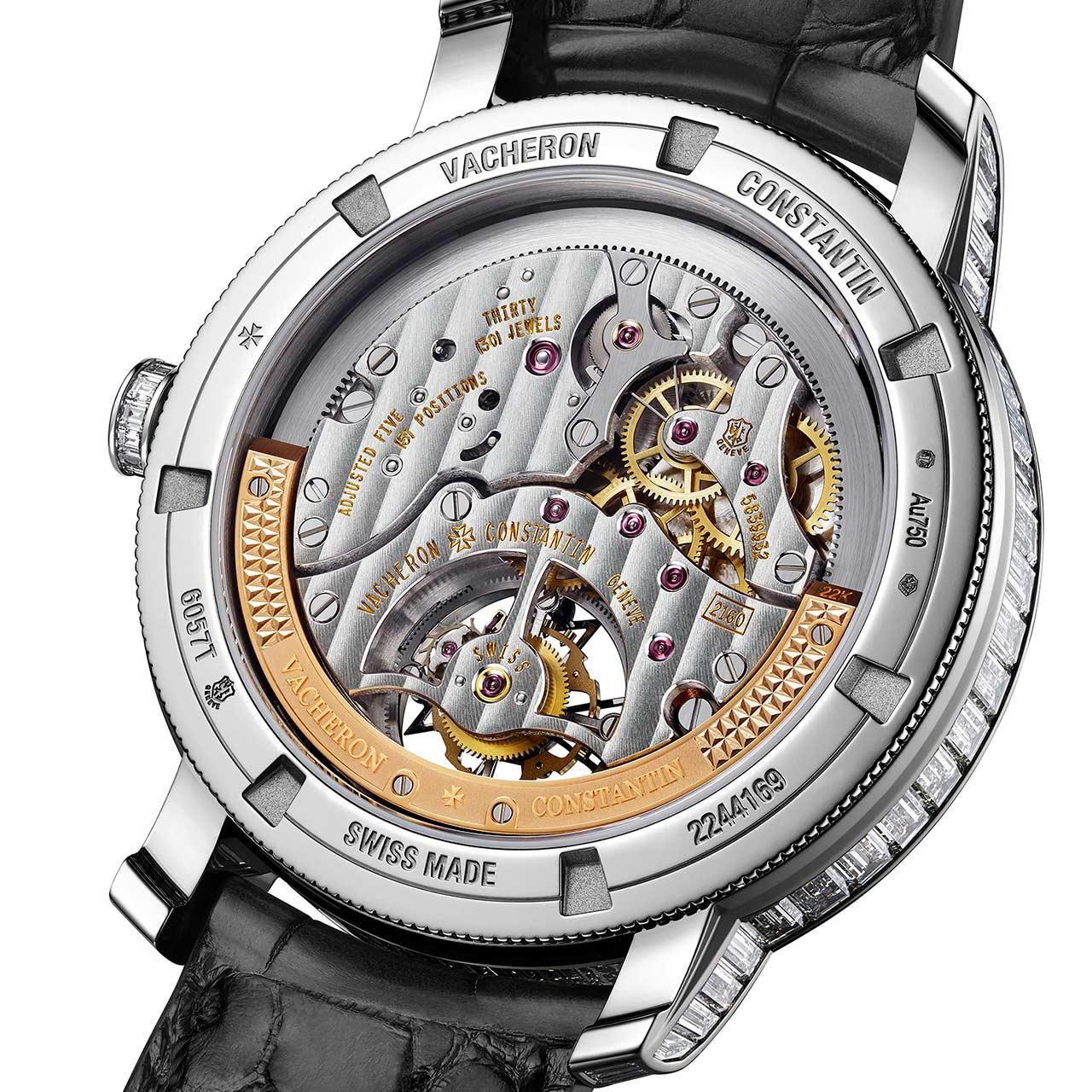 Vacheron Constantin Traditionnelle Tourbillon High Jewellery ref. 6057T/000G-H067 back