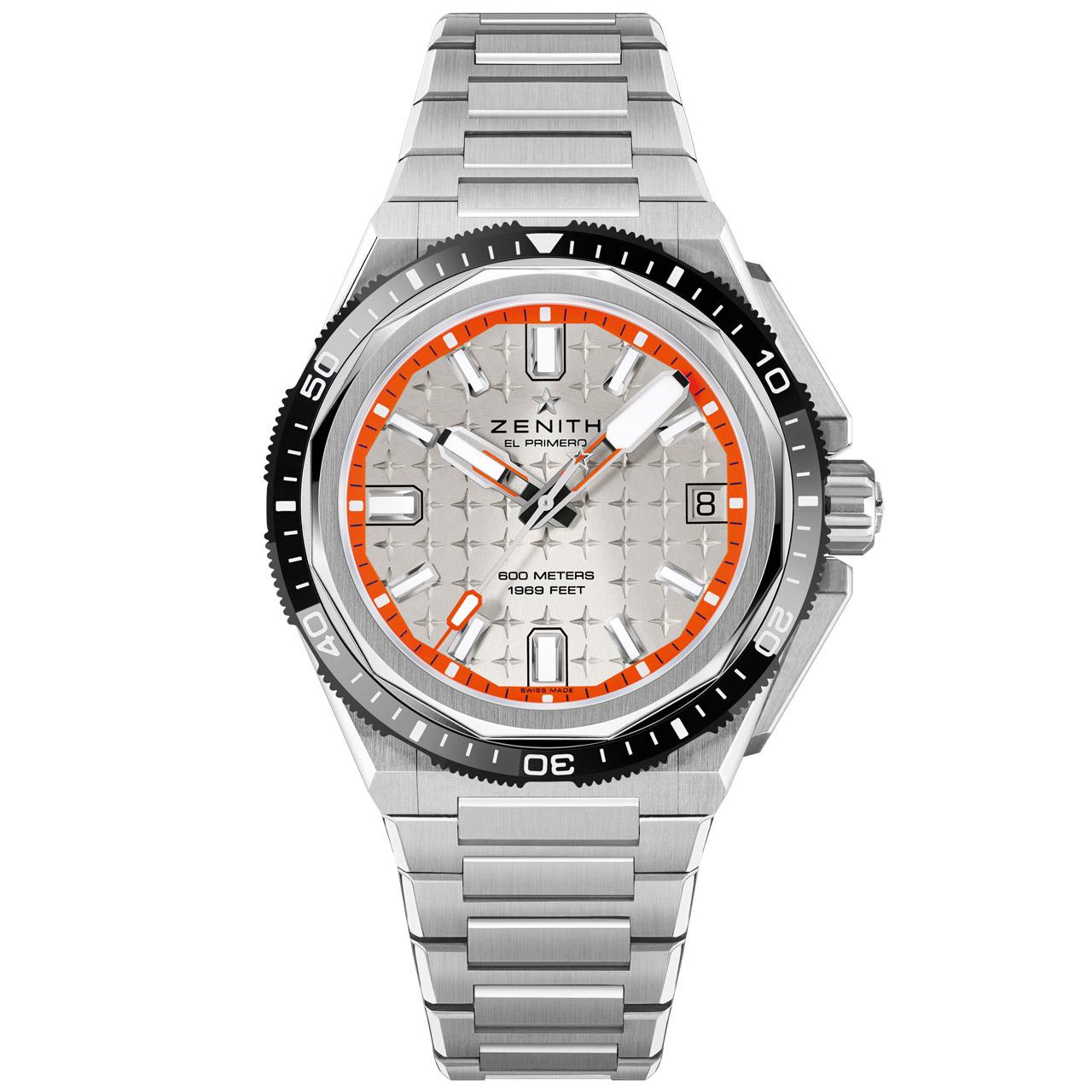 Zenith Defy Extreme Diver Silvery-white Dial ref. 95.9600.3620/01.I300 steel bracelet