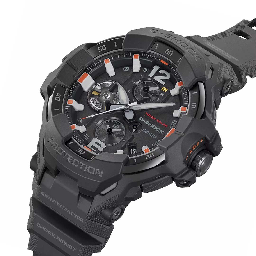 Casio G-Shock Gravitymaster GRB300EC-1A (black/bit orange) side